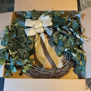 Handmade Ivy and Olive Front Door Wreath